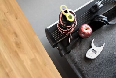 Treadmill mat for hardwood